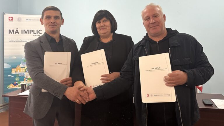 Три общины Сынжерейского района объединяют усилия для современного управления отходами: Сынжерей Ной, Биличень Векь и Хечул Ноу подписали Грантовое соглашение в рамках Проекта MĂ IMPLIC