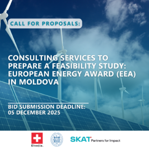 Call for Proposals: Consulting Services to prepare a Feasibility Study: European Energy Award (EEA) in Moldova